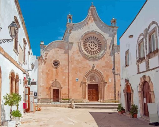 Ostuni Cathedral Italy Paint By Numbers