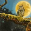 Owl Moon Art Paint By Numbers