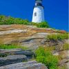 Pemaquid Point Lighthouse Paint By Numbers