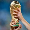 Players Holding The Fifa World Cup Trophy Paint By Numbers