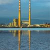 Poolbeg Towers Water Reflection Paint By Numbers