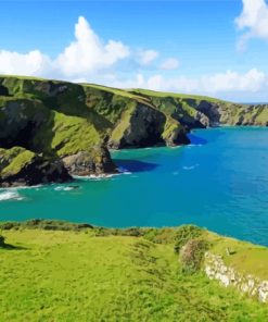 Port Isaac Seascape Paint By Numbers