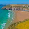 Porth Beach View Paint By Numbers