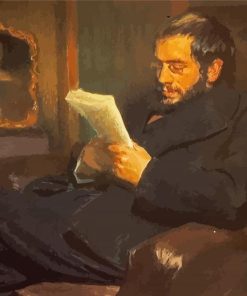 Portrait Of Alexandre Benois By Leon Bakst Paint By Numbers