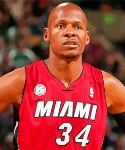 Ray Allen Baksetball Player Paint By Numbers