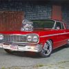 Red 1964 Impala Paint By Numbers