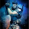 Resident Evil Chris Redfield Paint By Numbers