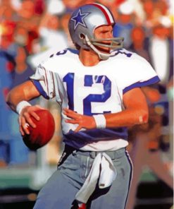 Roger Staubach Paint By Numbers