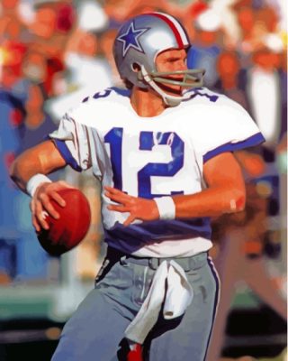 Roger Staubach Paint By Numbers