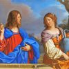 Samaritan Woman With Jesus Paint By Numbers