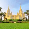 San Diego Temple California Paint By Numbers