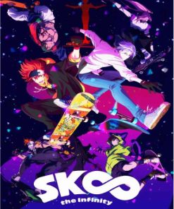 Sk8 To Infinity Anime Poster Paint By Numbers