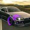 Skyline Car Paint By Numbers