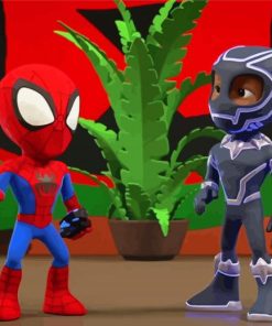 Spidey And His Amazing Friends Animation Paint By Numbers