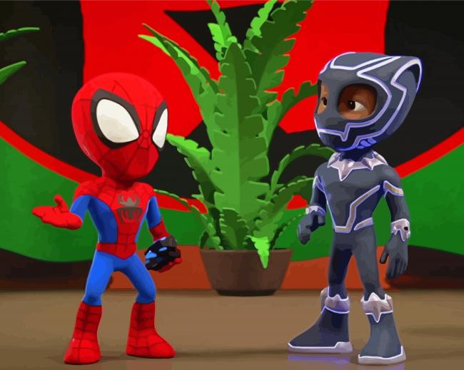 Spidey And His Amazing Friends Animation - Paint By Numbers ...