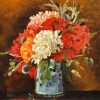 Still Life Carnations Vase Paint By Numbers