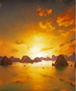 Sunrise Ha Long Bay Paint By Numbers