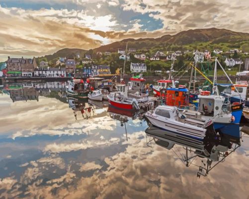 Tarbert Harbour Paint By Numbers