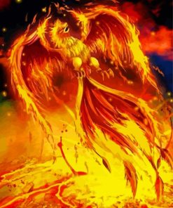 The Fire Bird Paint By Numbers