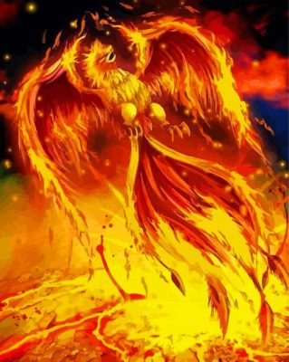 The Fire Bird Paint By Numbers