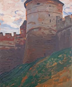 The Fortress Tower By Nicholas Roerich Paint By Numbers