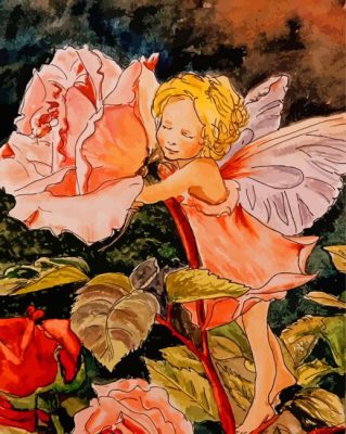 The Rose Fairy Cicely Mary Barker Paint By Numbers