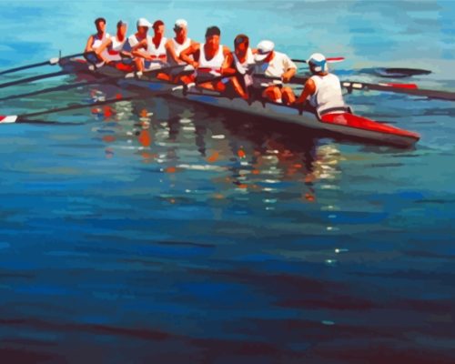 The Rowers Art Paint By Numbers