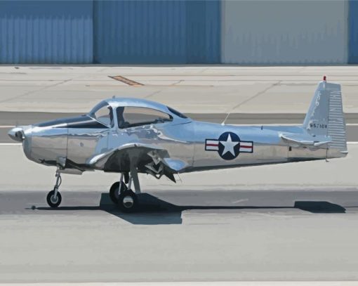 The Ryan Navion Aircraft Paint By Numbers