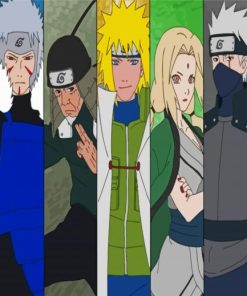 The Seven Hokages Paint By Numbers