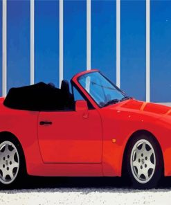The Porsche 944 Car Paint By Numbers