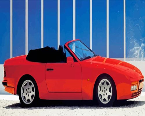 The Porsche 944 Car Paint By Numbers