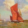 The Thames Sailing Barge Paint By Numbers