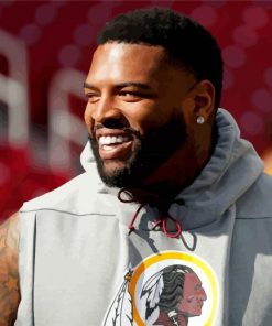 Trent Williams Smiling Paint By Numbers