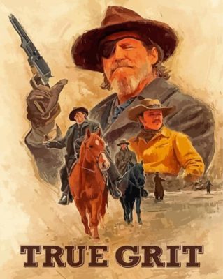 True Grit American Western Film Paint By Numbers