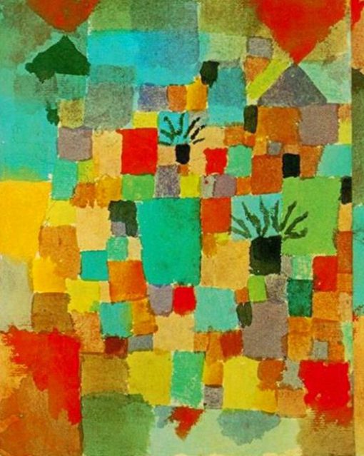 Tunisian Gardens Paul Klee Paint By Numbers