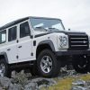 White Land Rover Defender Car Paint By Numbers