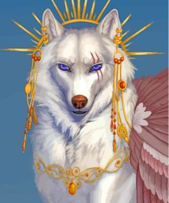 White King Wolf Paint By Numbers