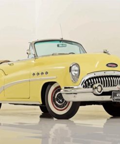 Yellow 1953 Buick Paint By Numbers