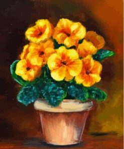 Yellow Primroses Paint By Numbers