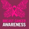 Aesthetic Breast Cancer Awareness Butterfly Paint By Numbers