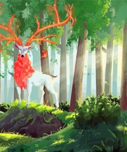 Aesthetic Fantasy Deer Paint By Numbers