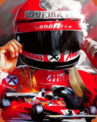 Aesthetic Niki Lauda Paint By Numbers