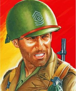 Aesthetic Sgt Rock Paint By Numbers