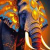 Aesthetic Indian Elephant Paint By Numbers