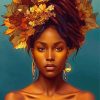 African Autumn Lady Paint By Numbers