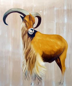 Aoudad Sheep Art Paint By Numbers