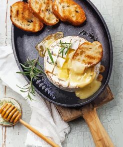 Baked Camembert Cheese Paint By Numbers