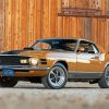 Brown Mustang Mach 1 Paint By Numbers