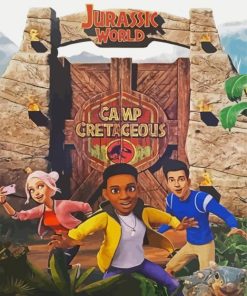 Camp Cretaceous Animated Serie Paint By Numbers
