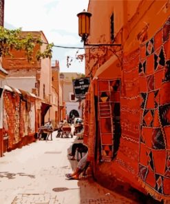 Casablanca Old Streets Paint By Numbers